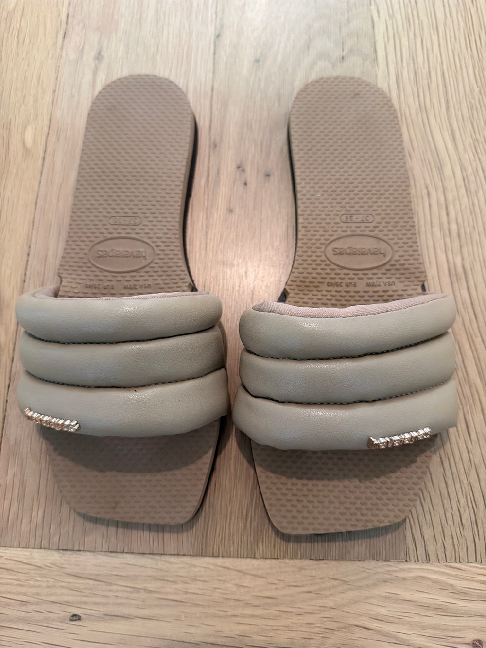 Havaianas Women’s Slides in Light Taupe - 37-38